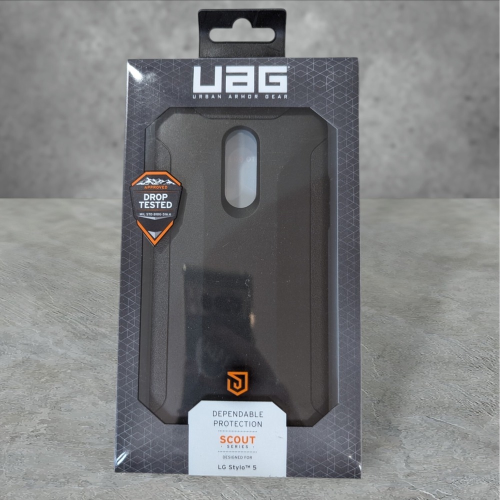 G1. UAG Urban Armor Gear Scout Series Case For LG Stylo 5 - Black